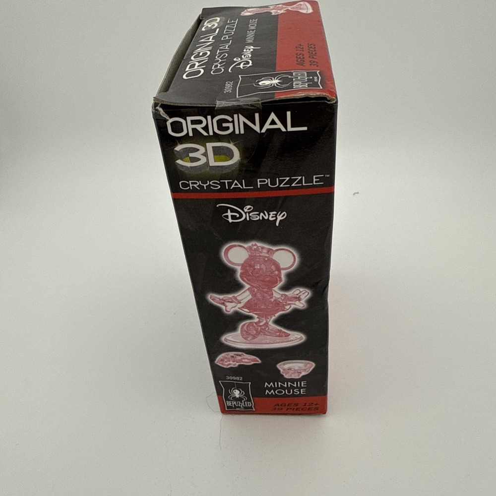 Disney Minnie Mouse 39 Piece Original 3D Crystal Puzzle Pink 30982 - Picture 4 of 6